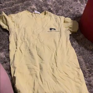 Yellow simply southern shirt